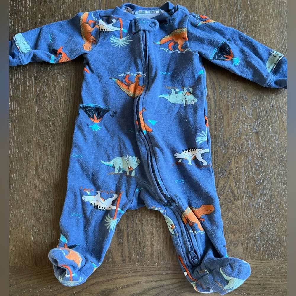 Carter’s Baby Dinosaurs 2-Way Zip Cotton Sleep & Play Pajamas